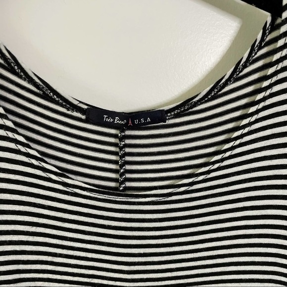 Tres Bien Striped Trapeze Swing Dress - Picture 2 of 3
